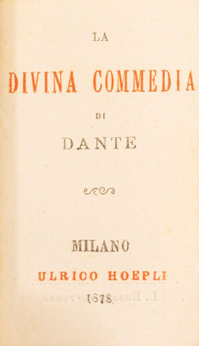 La Divina Commedia di Dante
