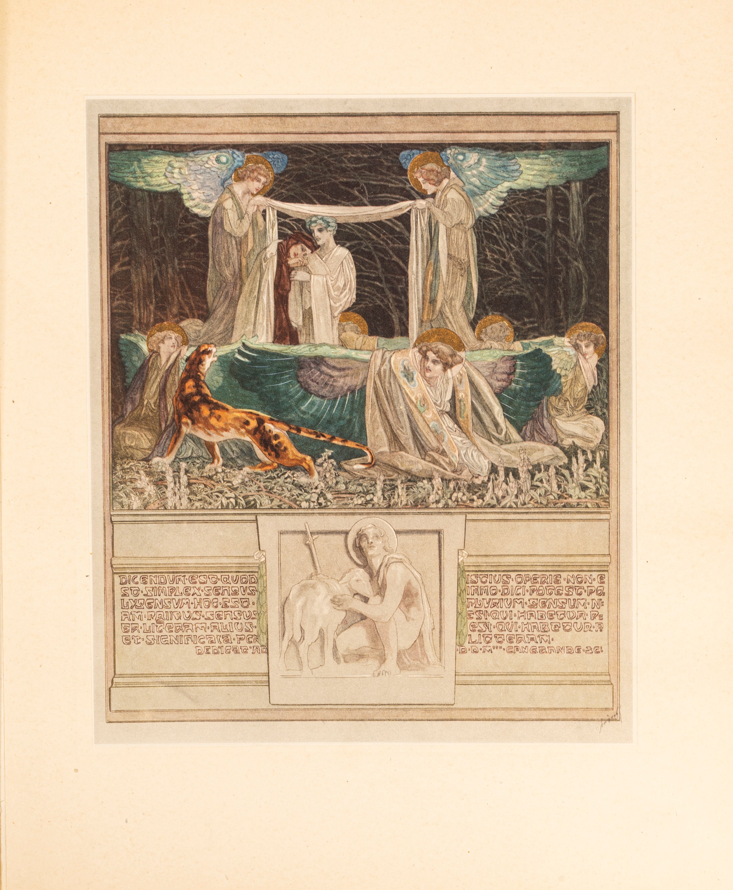 Dante Alighieri - La Divina Commedia a Cura di Carlo Toth Fantasie a Colori di Franz Von Bayros
