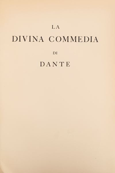 La Divina Commedia di Dante