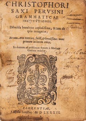 Perusini Gramaticae Institutiones