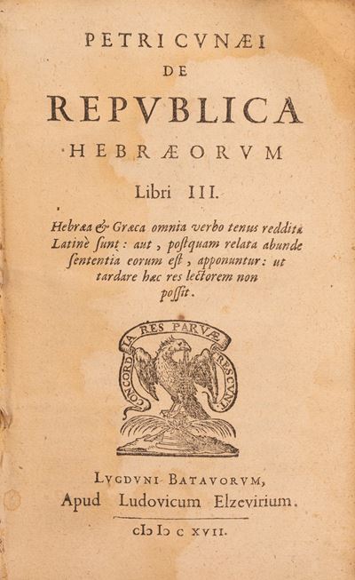 De republica hebraeorum, 1617