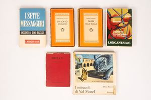 Lot composed of 6 works by Dino Buzzati
