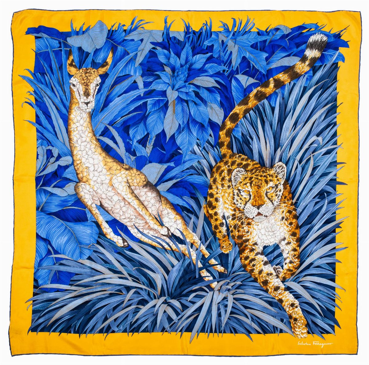 Ferragamo e Mantero - Lotto Composta da Tre Foulard