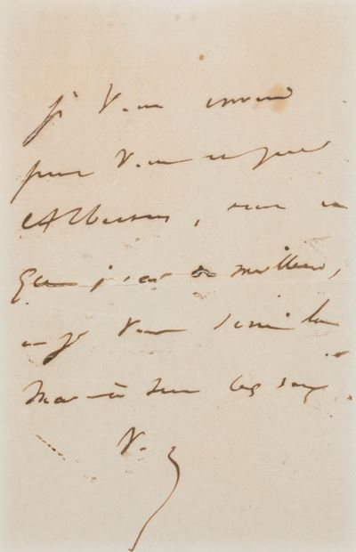 Lettera Autografa Firmata