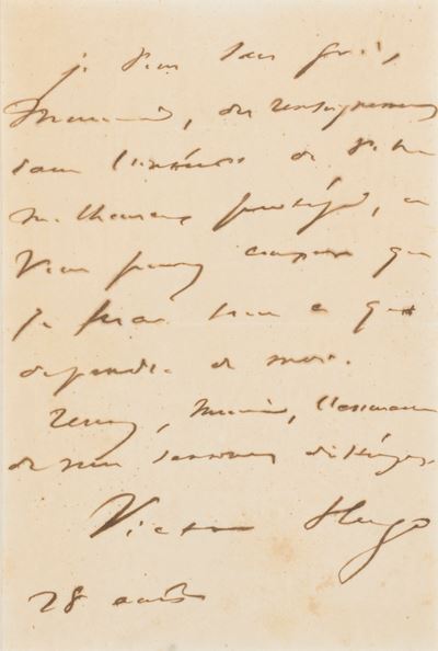 Lettera Autografa e Firmata