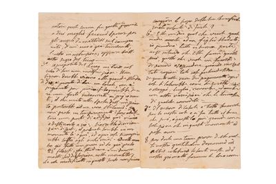 Lettera autografa firmata 1868