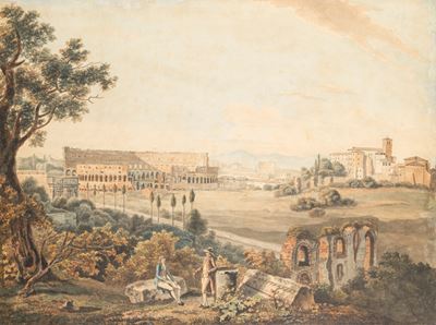 Veduta del Colosseo dal Celio