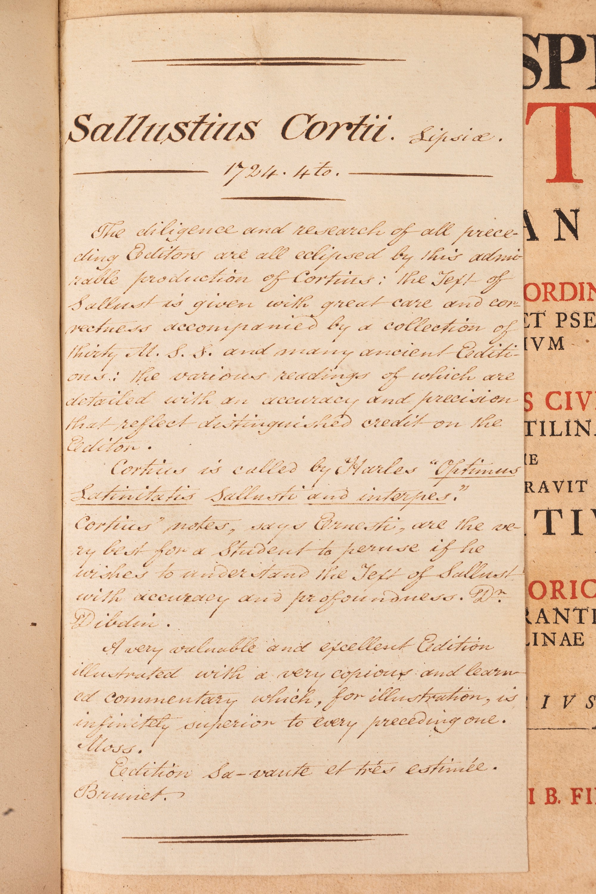 Gaio Sallustio Crispo - Quae Exstant Item Epistolae De Republica