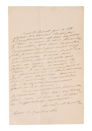 Autograph letter
