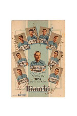 La squadra 1952 della Gran marca Nazionale Bianchi