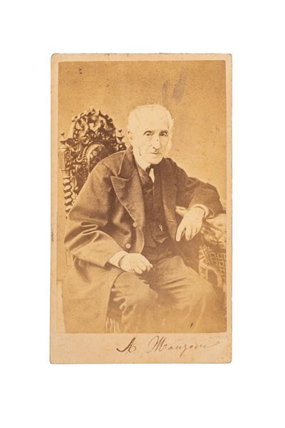 Foto autografata del 1870