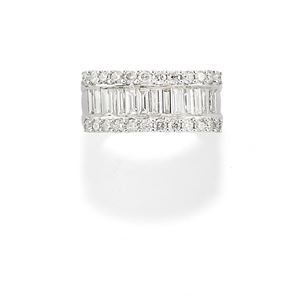 Anello in oro bianco 18K