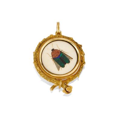 Pendente Reliquario con Mosca
