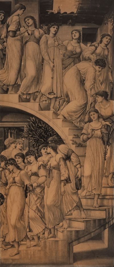 The Golden Stairs By Edward Burne-jones