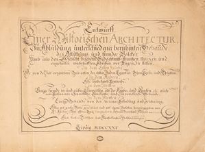 Entwurff einer historischen Architektur