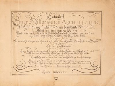 Entwurff Einer Historischen Architektur
