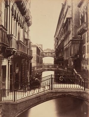 Ponte dei Sospiri preso dal Ponte del Rimedio, Venezia