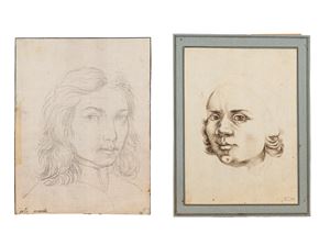 Portrait of a Gentleman; and Head of a Gentleman with Cap