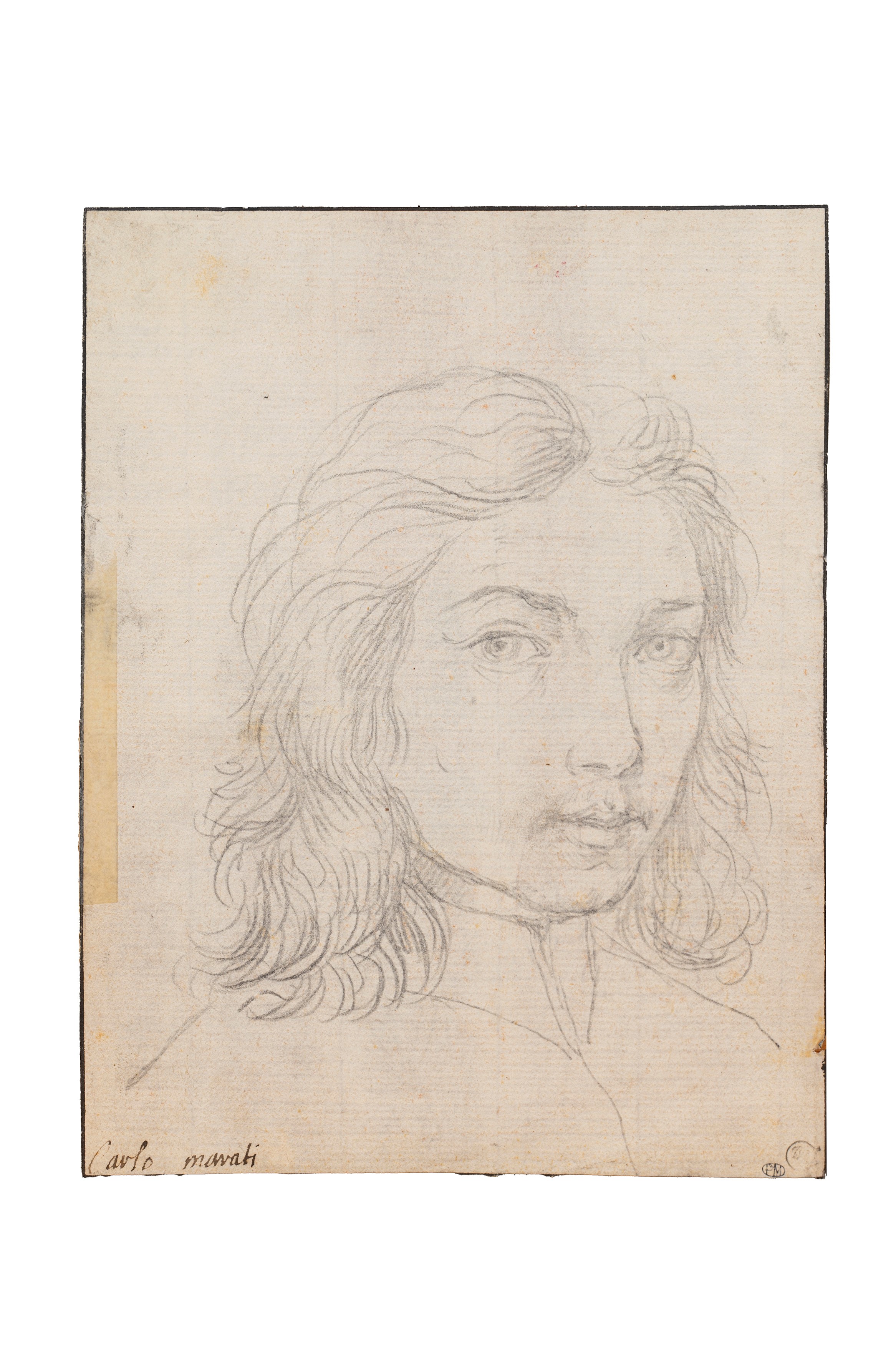 Scuola Italiana, Secolo XIX - Autore sconosciuto, Ritratto di gentiluomo e Testa di gentiluomo co...