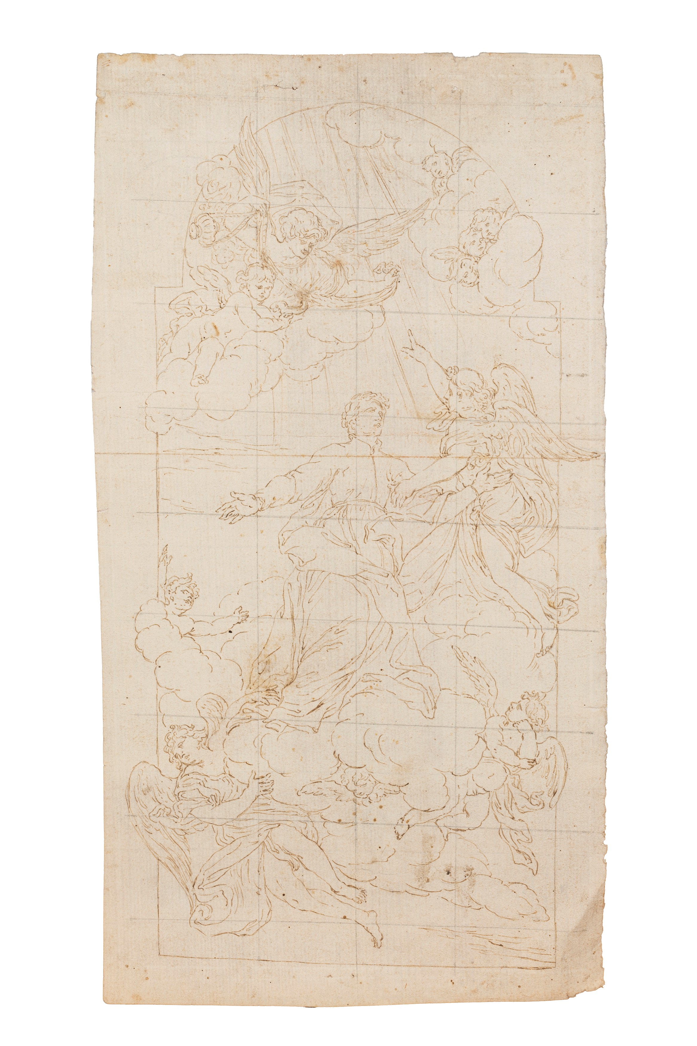 Scuola Italiana, Fine Secolo XVIII - Inizi Secolo XIX - Camillo Rusconi, Trionfo di un poeta (La ...