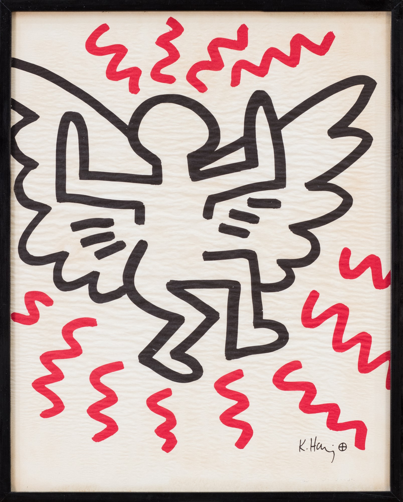 Keith Haring - Bayer Suite Completa e Lucchetto Prodotto per Sali-adalat