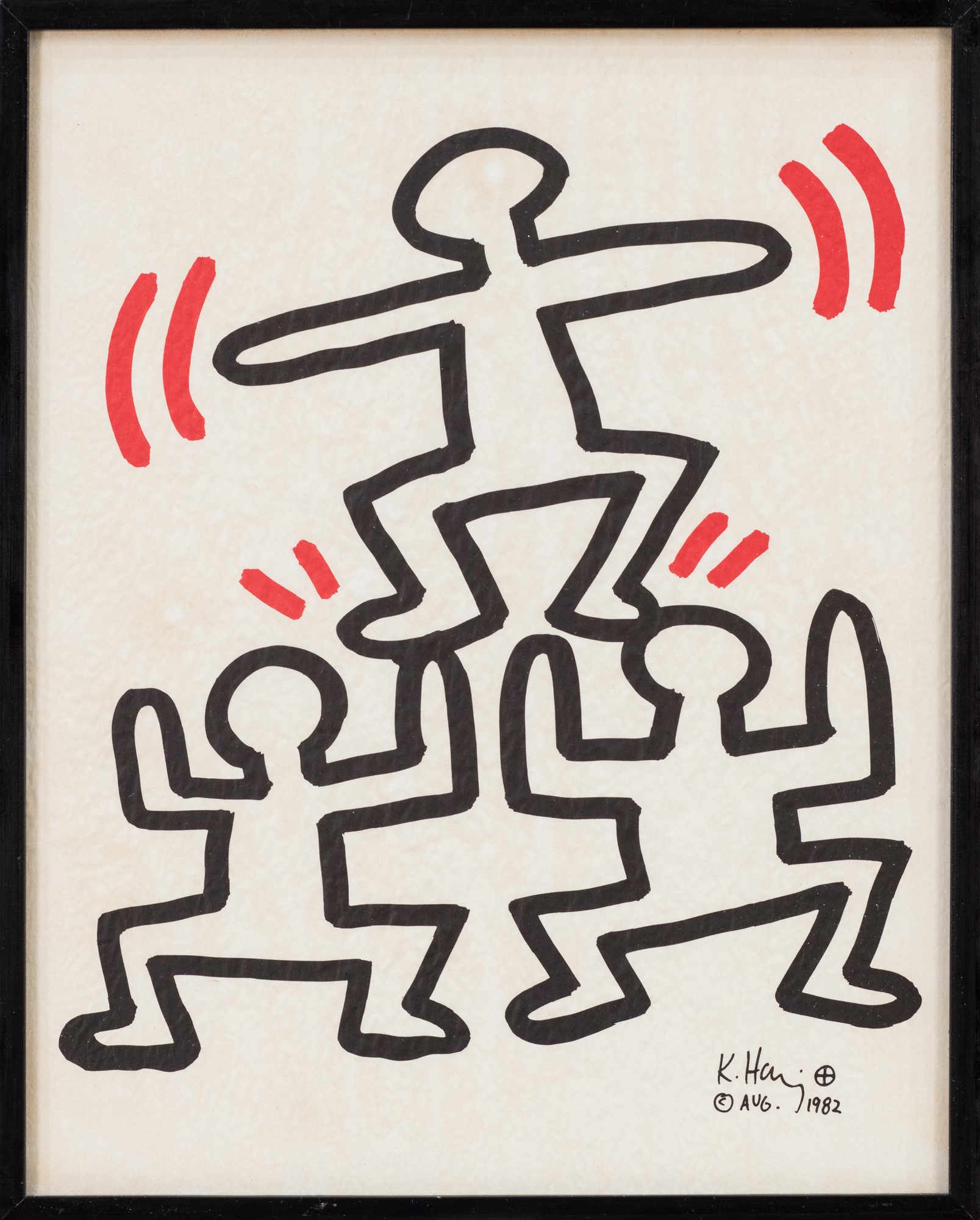 Keith Haring - Bayer Suite Completa e Lucchetto Prodotto per Sali-adalat