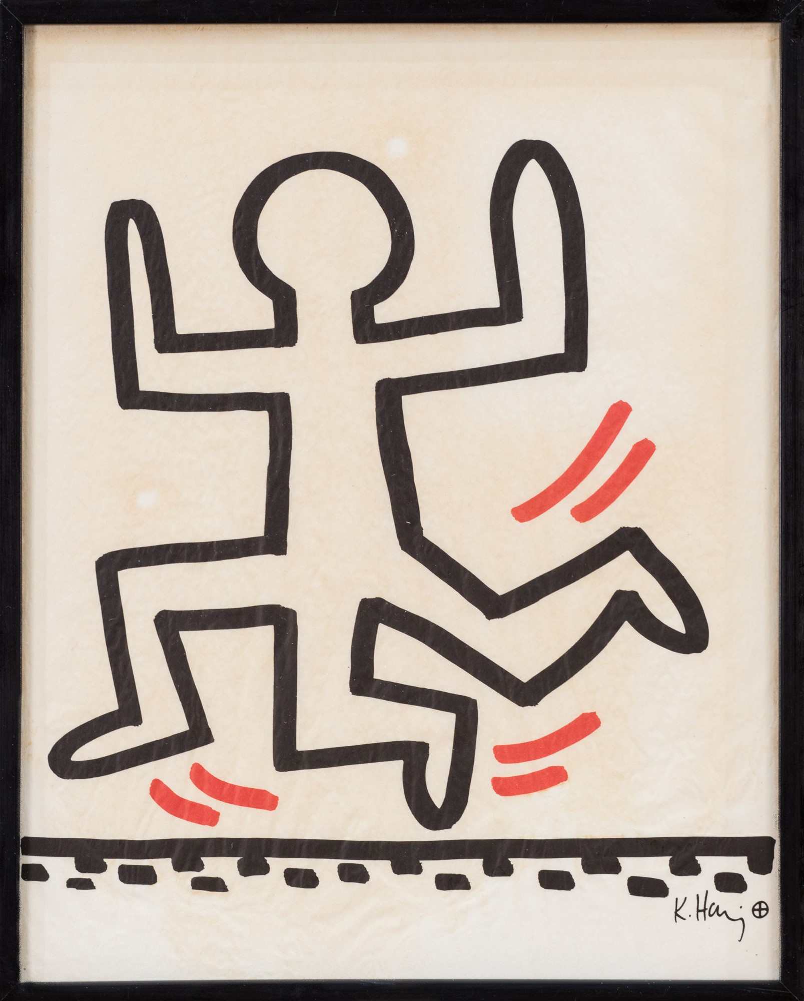 Keith Haring - Bayer Suite Completa e Lucchetto Prodotto per Sali-adalat