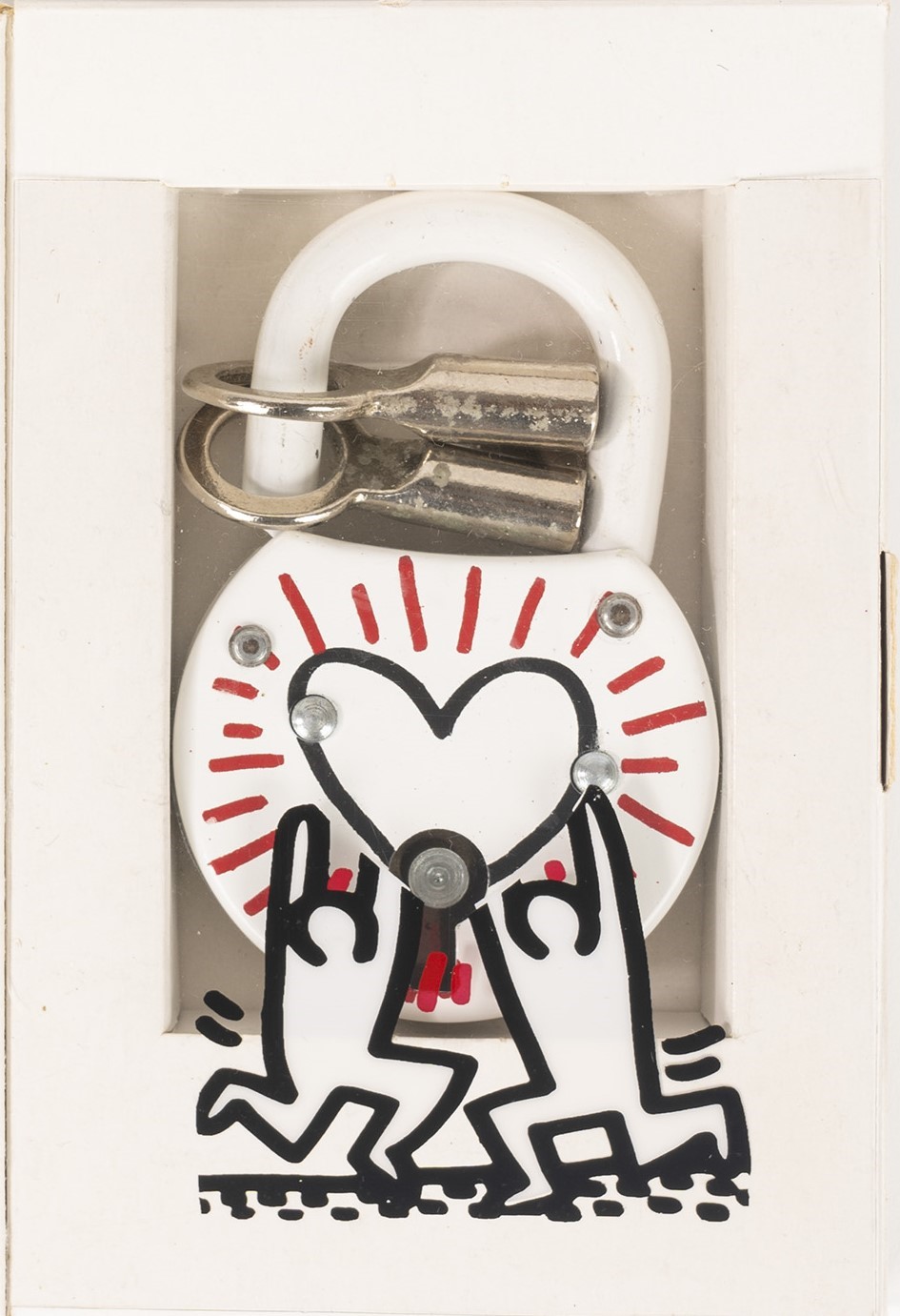 Keith Haring - Bayer Suite Completa e Lucchetto Prodotto per Sali-adalat