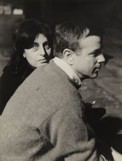 Anna Magnani e Franco Zeffirelli in "la Lupa"