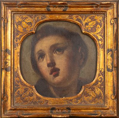 Frammento, Sant'Antonio, olio su tela