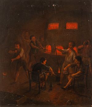 Scuola veneta, secolo XVIII - The glassmaker