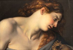 Scuola napoletana, secolo XVII - Penitent Magdalene