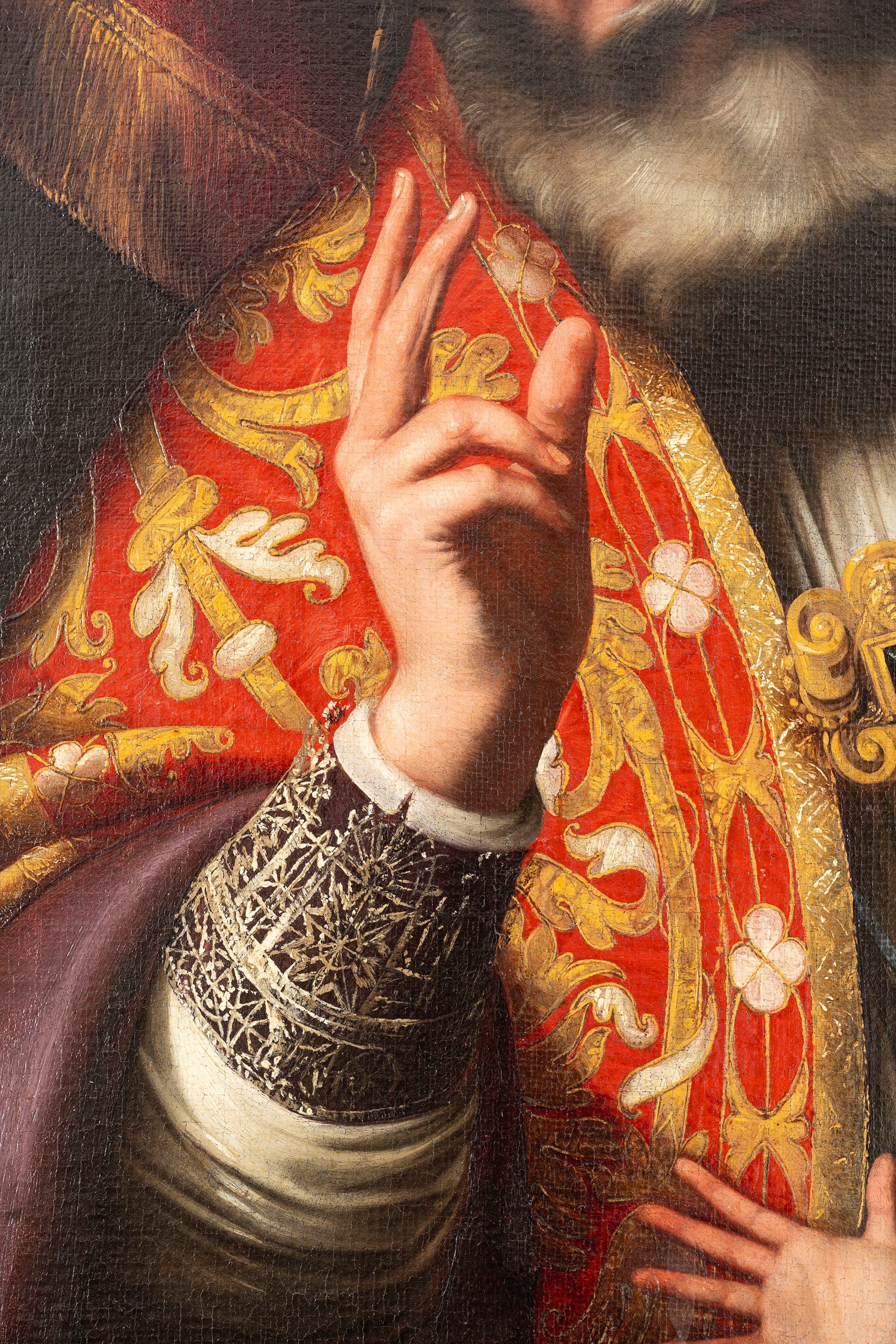 Giovan Francesco De Rosa, Detto Pacecco - Giovan Francesco De Rosa, La benedizione di San Biagio,...