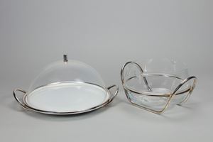 Porta torte e coppa da punch