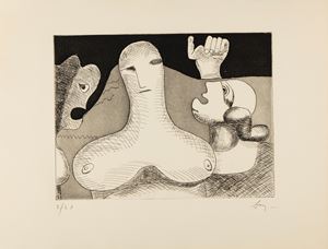 Baj Enrico - Untitled (Hommage à Le Corbusier)