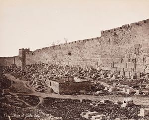 Bonfils Félix - Mur et Porte dorés, Jerusalem
