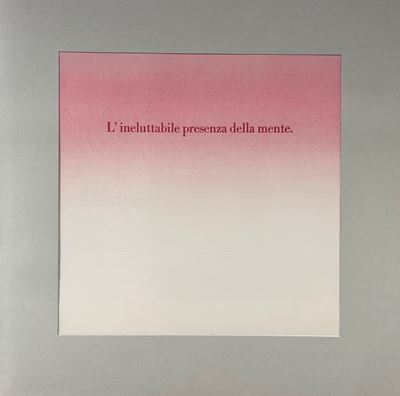 Meditazioni di Ugo Carrega con Variazioni Pedanti e Fantasiose di Lea Vergine