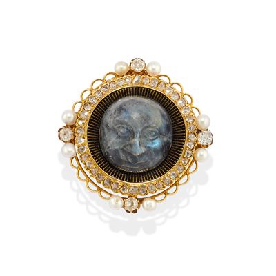 Spilla con Labradorite