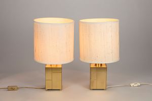 Frigerio Luciano - Coppia di lampade modello Louis
