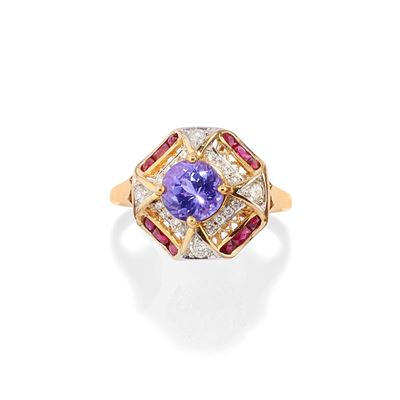 Anello con Tanzanite Viola