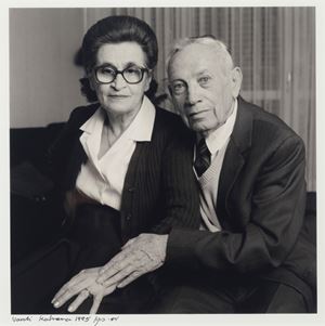 My mother Rivka and my father Aron in their last picture together. Tel-Aviv