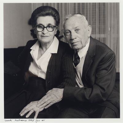 My Mother Rivka And My Father Aron in Their Last Picture Together. Tel-aviv