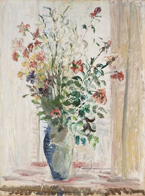 Natura morta con vaso di fiori