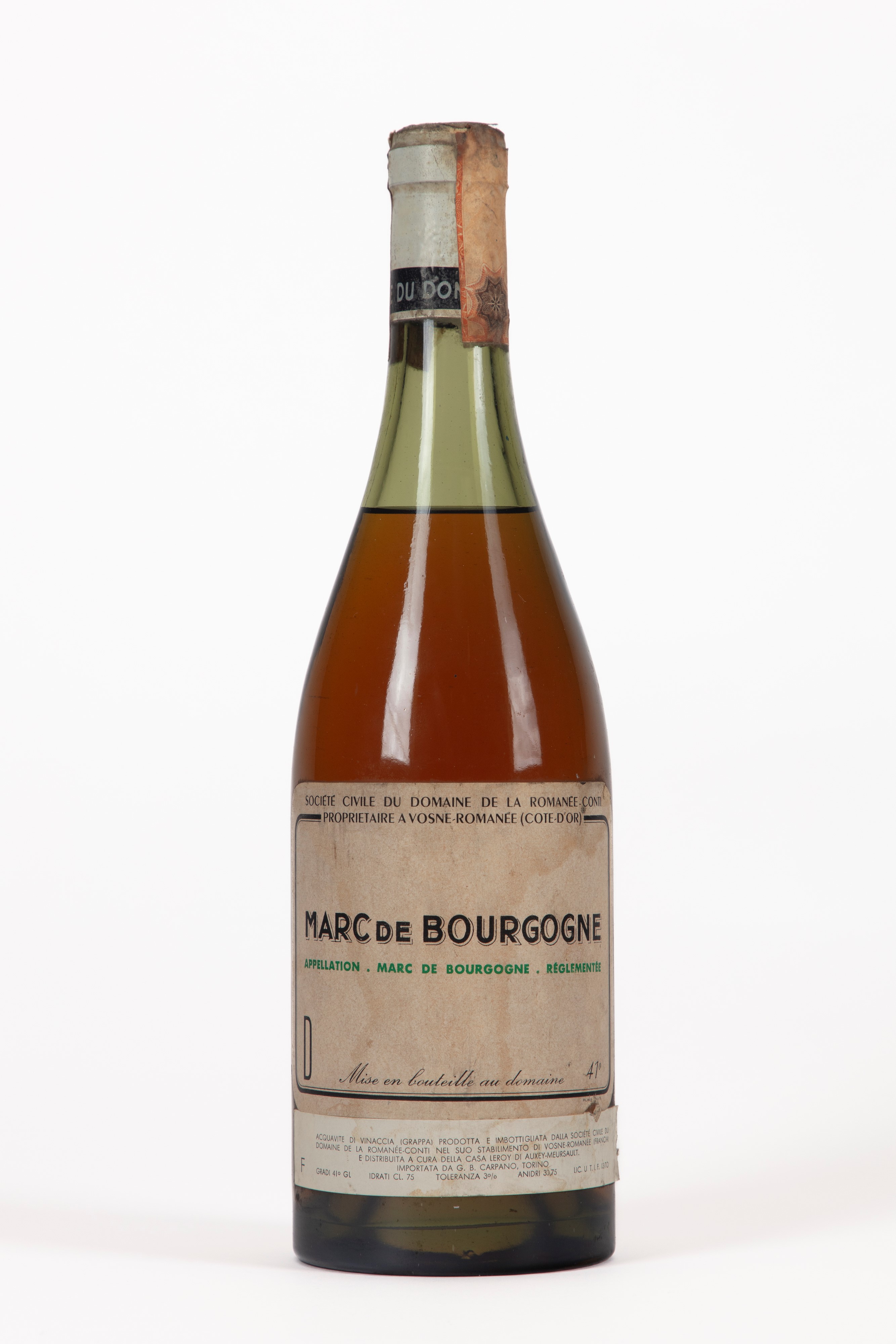 Francia - Domaine de la Romanee-Conti Marc de Bourgogne Eau-de-Vie ...