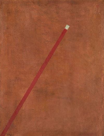 Più alto, olio su tela, 1960, cm 89x116