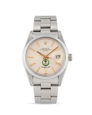 Oyster Perpetual Date 1500 personalised for the Royal Saudi Arabian Forces