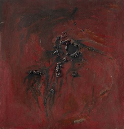 Senza titolo (olio su tavola, 1956)