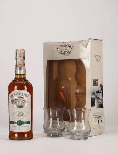 Bowmore 12 con Bicchieri