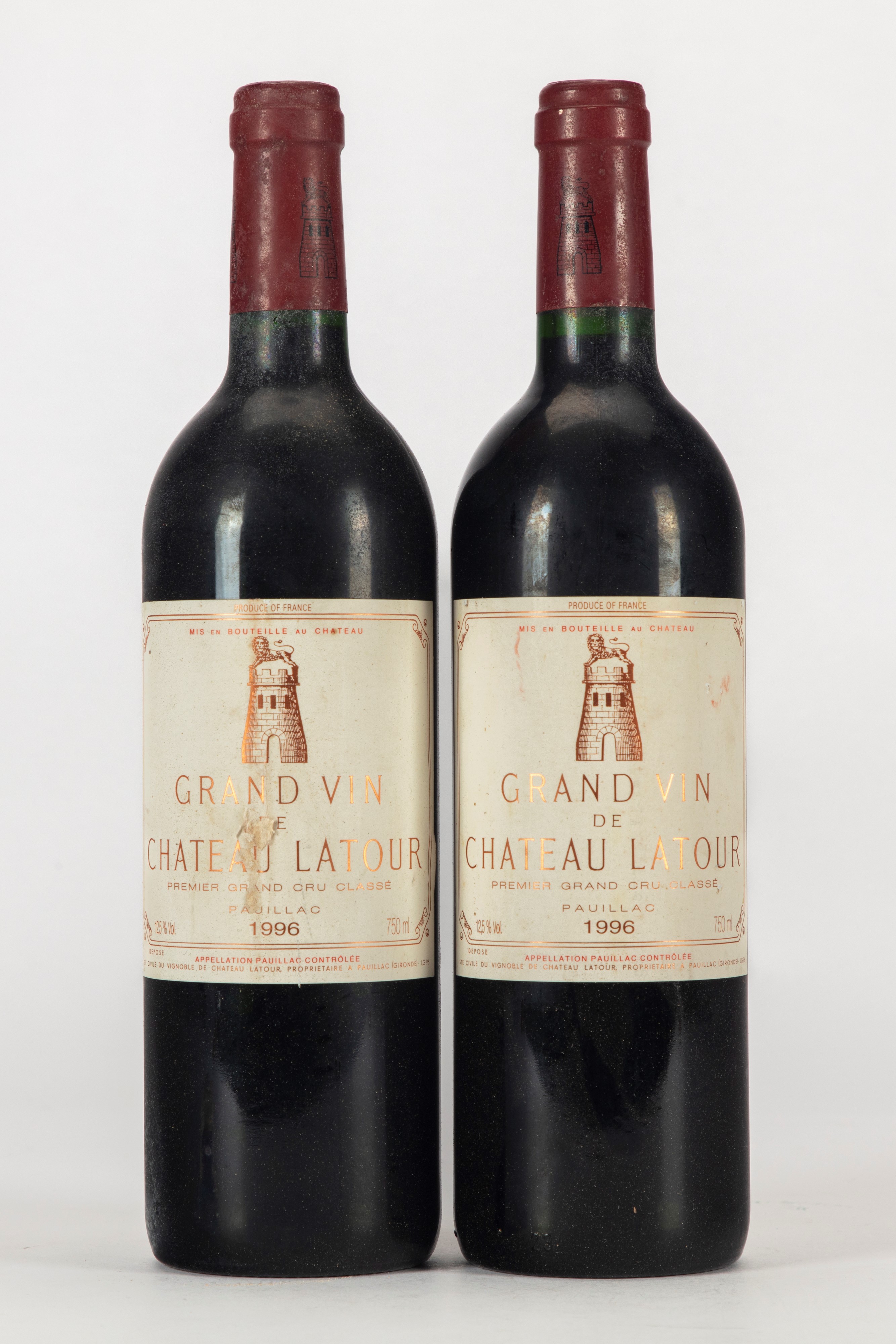 GRAND VIN CHATEAU LATOUR 1996　空ビン 1996 Château Latour Grand Vin - CellarTracker