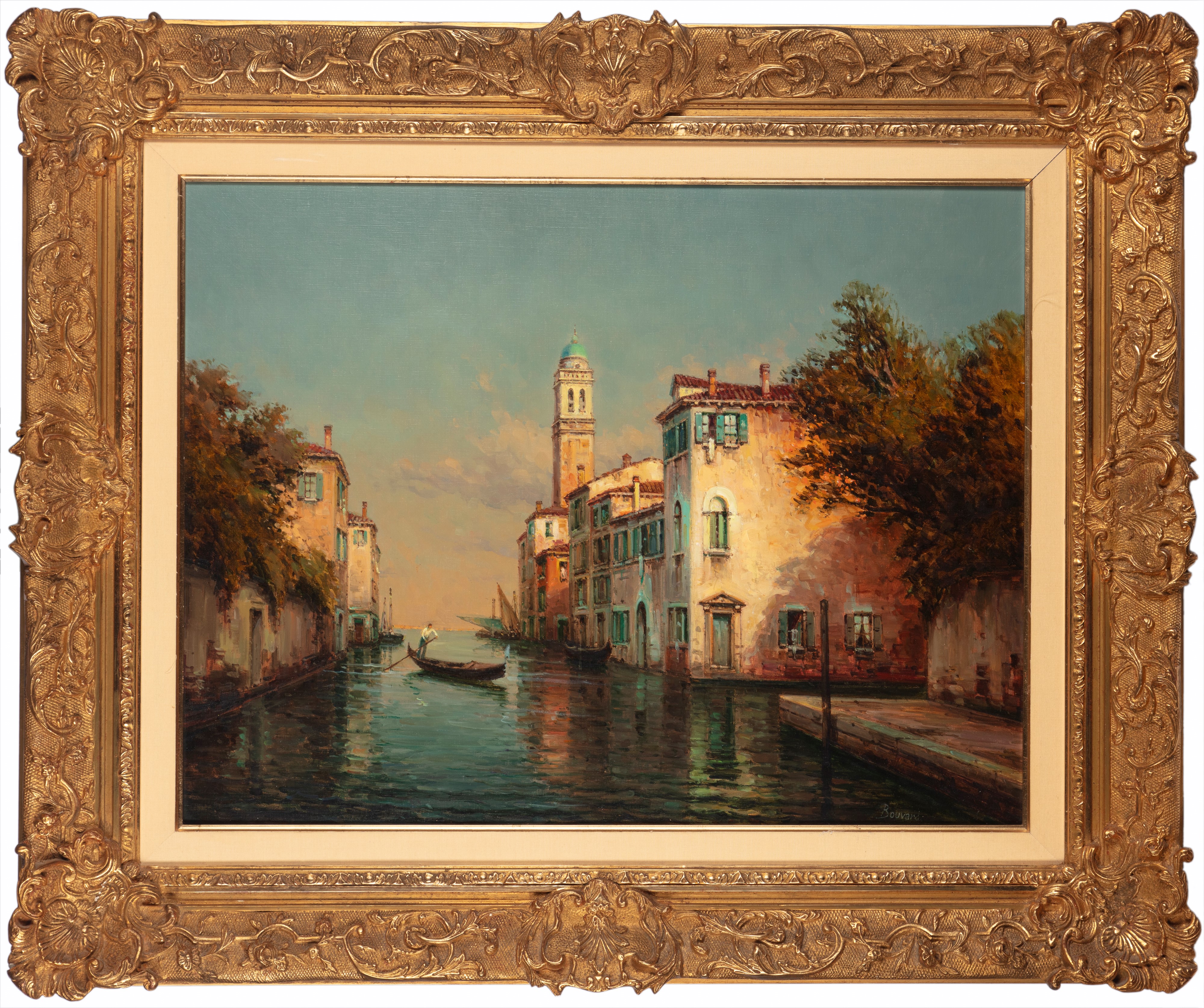 Antoine Bouvard - Gondoliere a Venezia